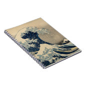 Carnet Katsushika Hokusai. La Grande Vague au large de Ka (Côté Droit)