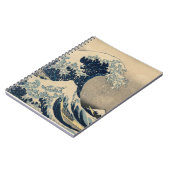 Carnet Katsushika Hokusai. La Grande Vague au large de Ka (Côté gauche)