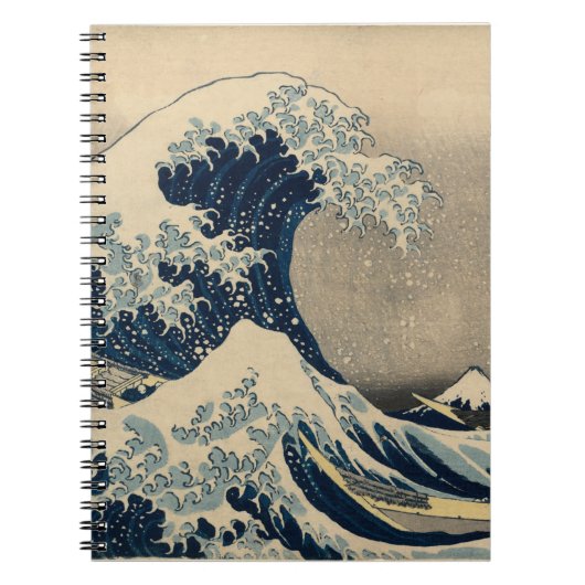 Carnet Katsushika Hokusai. La Grande Vague au large de Ka (Devant)