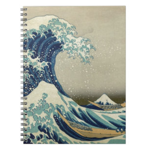 Carnet Katsushika Hokusai : La Grande Vague de Kanagawa
