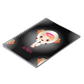 Carnet kawaii aries (Côté gauche)
