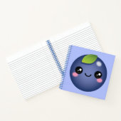 Carnet Kawaii Blueberry (Intérieur)