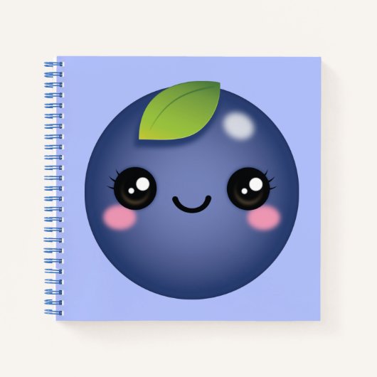 Carnet Kawaii Blueberry (Devant)