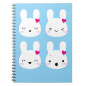 Carnet Kawaii Bunny Émotions (Devant)