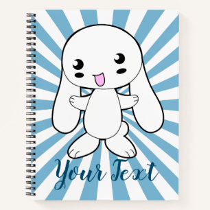 Carnet Kawaii Bunny sur la coutume de l'accolade