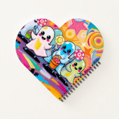 Carnet Kawaii Candy Parade Carton coloré mignon (Dos)