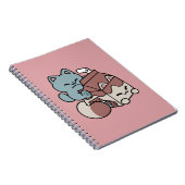 Carnet Kawaii Chocolate Milk Cat – Cozy Drink & Cuteness (Côté Droit)