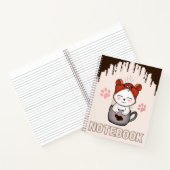Carnet kawaii Coeur réchauffer amour pour les chats Carne (Intérieur)