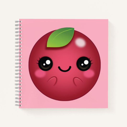 Carnet Kawaii Cranberry (Devant)