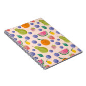 Carnet Kawaii Hand-drawn Happy Fruits (Côté Droit)