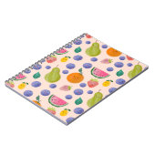 Carnet Kawaii Hand-drawn Happy Fruits (Côté gauche)