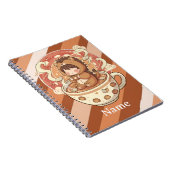 Carnet Kawaii Hedgehog Chibi School Notebook (Côté Droit)