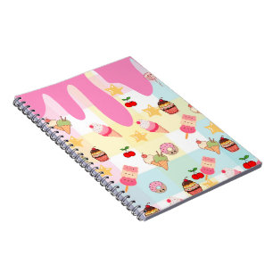 Carnet Kawaii Ice Cream & Drip Notebook