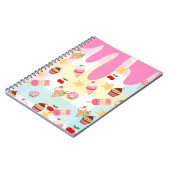 Carnet Kawaii Ice Cream & Drip Notebook (Côté gauche)