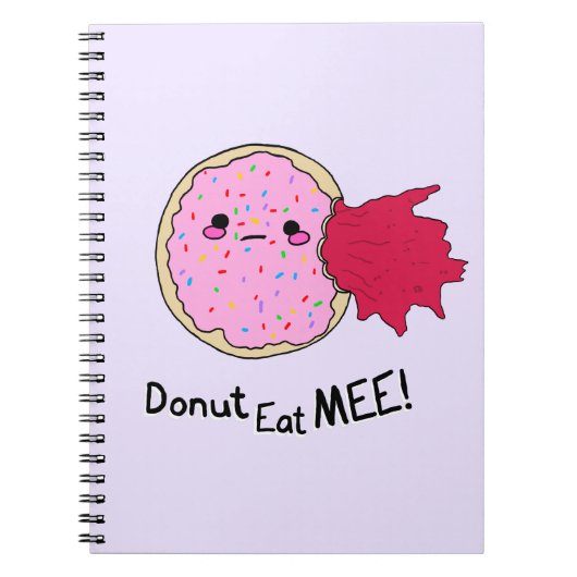 Carnet Kawaii Jam Donut Mange-Moi (Devant)