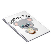 Carnet Kawaii Koala boit du thé Koalaty Boba (Côté Droit)