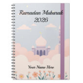 Carnet Kawaii Lilac Mosque Clouds (Devant)