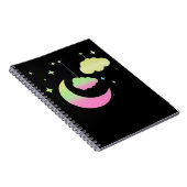 Carnet Kawaii Moon et Nuages Pastel Goth Art (Côté Droit)