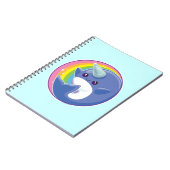 Carnet Kawaii Narwhal (Côté gauche)