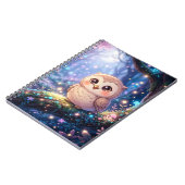 Carnet Kawaii Night Owl, Notes en spirale de hibou (Côté gauche)