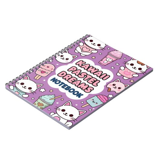 Carnet Kawaii Pastel Dreams (Côté gauche)