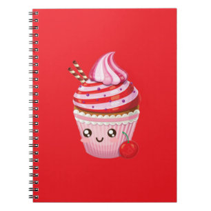 Carnet Kawaii Pepperment Surprise Cupcakes Jeter Oreiller