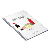 Carnet Kawaii Pho Don't Pho-Get Forget Punny Noodles (Côté Droit)