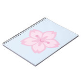 Carnet Kawaii Sakura Fleur de fleurs de cerisier (Côté gauche)