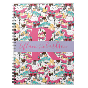 Carnet Kawaii Summer Cute Kitty Cats
