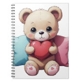 Carnet Kawaii Teddy Bear (Devant)