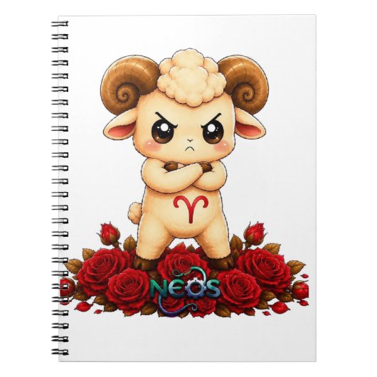 Carnet Kawaii Zodiac Neos Bélier (Devant)