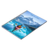 Carnet Kayak dans les montagnes personnalisé (Côté gauche)