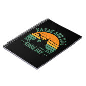 Carnet Kayak et Chien Kinda Day (Côté gauche)