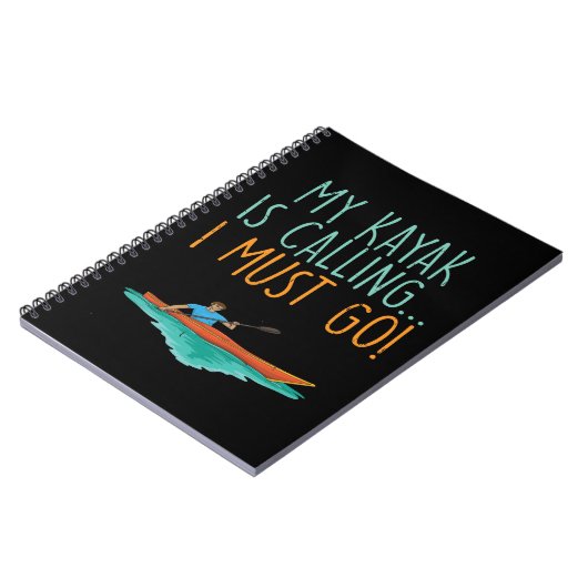 Carnet Kayaking Kayak cadeau (Côté gauche)