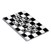 Carnet KEEP CALM AND GAME ON - Chess (Côté Droit)
