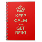 Carnet Keep Calm and Get Reiki (Devant)