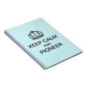 CARNET KEEP CALM AND PIONEER PAPER PLATES (Côté Droit)