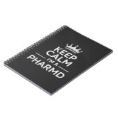 Carnet Keep Calm I’m a PharmD Funny Pharmacy (Côté gauche)