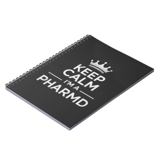 Carnet Keep Calm I’m a PharmD Funny Pharmacy (Côté gauche)