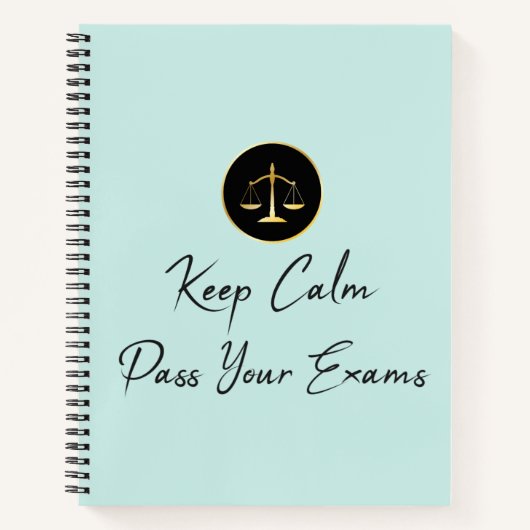 Carnet Keep calm. Passer vos examens (Devant)