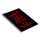 Carnet Keep Calm PvP Gamer Notebook (Côté Droit)