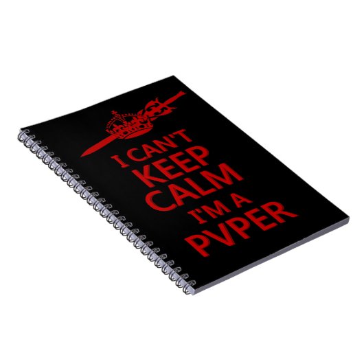 Carnet Keep Calm PvP Gamer Notebook (Côté Droit)