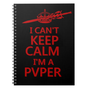 Carnet Keep Calm PvP Gamer Notebook