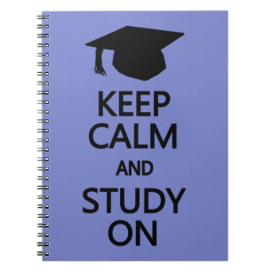 Carnet Keep Calm & Study On custom notebook