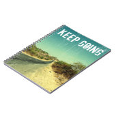 Carnet "Keep going" vintage photo of a road (Côté gauche)