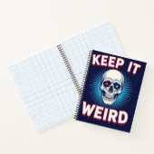 Carnet Keep It Weird Skull (Intérieur)