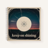 Carnet Keep On Shining (Devant)
