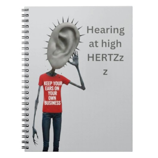 Carnet Keep your ears on your own business (Devant)