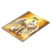 Carnet Keeper of the Dawn – The White Winged Wolf.  (Côté gauche)