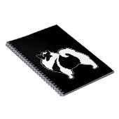 Carnet Keeshond Graphics - Cute Original Chig Art (Côté Droit)